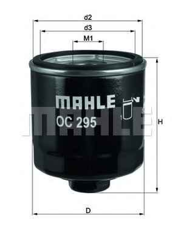 Фильтр масляный MAHLE OC295