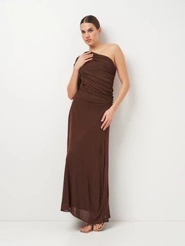 Сукня жіноча Zara 3422/437 S Коричнева (03422043700025)