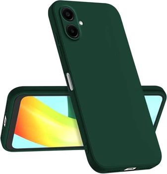 Чохол Fiji Full Soft Premium для Samsung Galaxy A06 (A065) протиударний бампер з мікрофіброю Dark Green