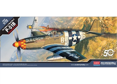 Збірна модель 1/72 літак The Fighter of WWII P-51B Academy 12464