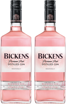 Набір Джин Bickens Premium Pink Grapefruit 40% 0.7 л + Джин Bickens Premium Pink Grapefruit 40% 0.7 л (8000040520102)