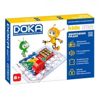 Конструктор электронный Doka Собираем радио (D70703)