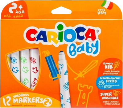 Фломастери Carioca 12 шт (8003511428143)