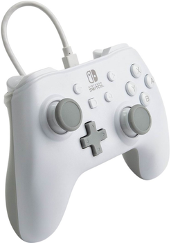 Контролер PowerA Nintendo Switch Wired Controller White (0617885024054)