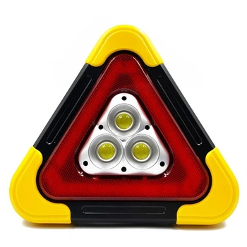 Знак аварийной остановки с функцией Power Bank и солнечной батареей