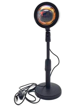 Лампа закат солнца sunset lamp закатная проекционная лампа рассвет ночник видео свет для тик ток с пультом