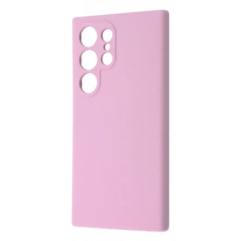 Чехол ударостойкий с защитой камеры WAVE Full Silicone Cover Samsung Galaxy S25 Ultra pink sand
