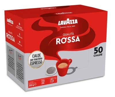 Кофе в монодозах чалдах Lavazza Qualita Rossa 50 шт Лавацца ESE 44 мм