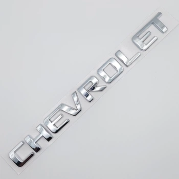 Емблема напис Chevrolet (ABS, хром, глянець) 19,5*1,7 см