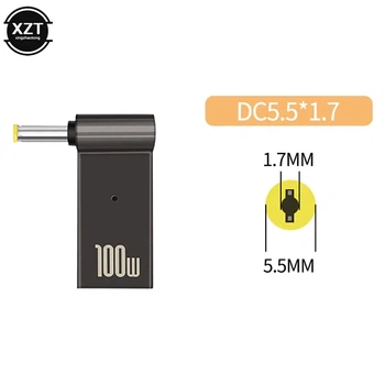 Перехідник заряджання Type-C на DC 5,5-1,7 mm 100W для ноутбуків Acer