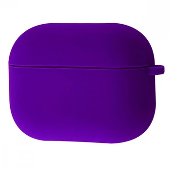 Чехол силиконовый с микрофиброй Wave Premium Silicone Case для Apple AirPods 3 ultra violet