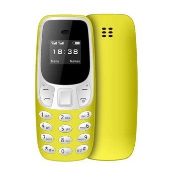 Міні мобільний телефон Miniphone SERVO BМ10 жовтий