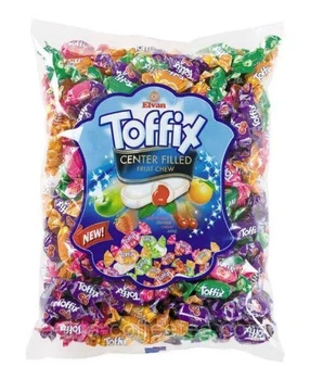 Жевательные конфеты Toffix (фрукт.микс 6 вкусов) Elvan 1 кг