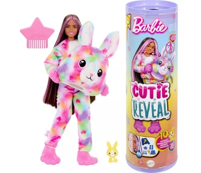 Лялька Barbie Cutie Reveal Кольорові пухнастики Кролик HRK38