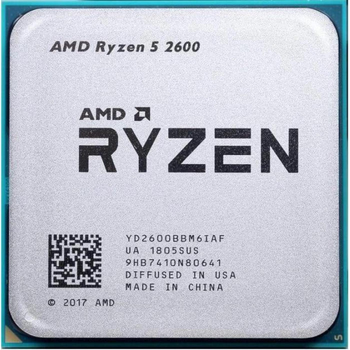 Процесор AMD Ryzen 5 2600 3.4GHz/16MB (YD2600BBM6IAF) sAM4 Tray