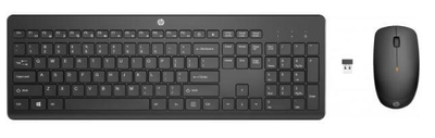 Клавиатура и мышь беспроводная НР 230 WL Black (18H24AA)
