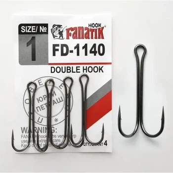 FD-1140 №1 Двойной крючок Fanatik (21439) FD-1140-1