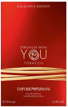 Woda perfumowana męska Giorgio Armani Stronger With You Tobacco 100 ml (3614274040067)