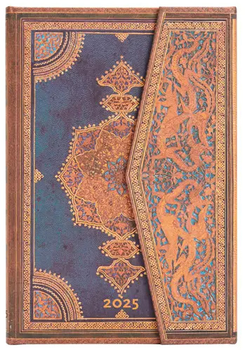 Kalendarz Paperblanks 2025 Safavid Indigo Mini tygodniowy Verso (9781408757529)