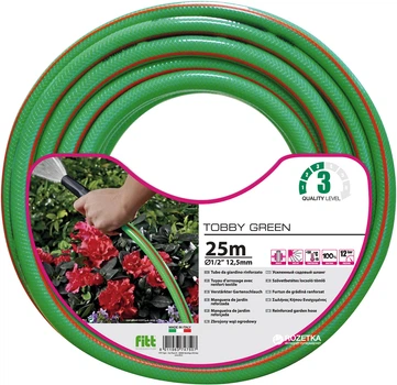 Шланг поливочный FITT Toby Green 25 м 1/2" (TBG 1/2x25)