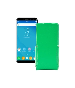 Чохол-флип з екошкіри для телефону Oukitel C8 Зелений