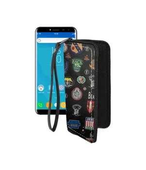 Чохол-гаманець з екошкіри для телефону Oukitel C8 Бітлз