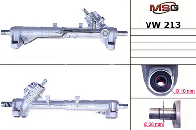 Рульова рейка з ГУР VW Transporter T4 90-03 MSG VW213