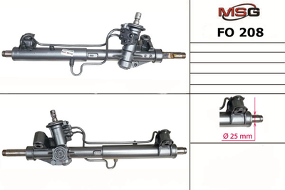 Рульова рейка із ГУР Ford Connect 02-13, Ford Focus I 98-04 MSG FO208