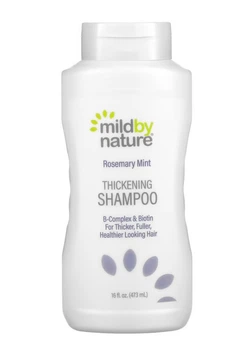 Шампунь загущающий с витаминами группы B и биотином розмарин и мята Mild By Nature Madre Labs 473 мл