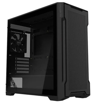 Корпус Gigabyte c102 glass, Black, Mid Tower, без бп, для Micro atx/Mini itx, 2xUSB 3.0, макс.