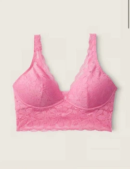 Бюстгальтер бралет без мереживних кісточок Victoria's Secret S Рожевий