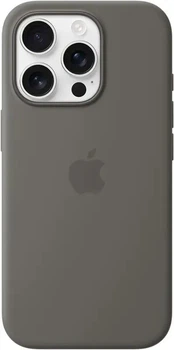 Чехол силиконовый OEMG Guard Shockproof Silicone Case with MagSafe для iPhone 16 Pro Max Stone Gray