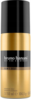 Dezodorant Bruno Banani Man's Best w sprayu 150 ml (8005610371191)