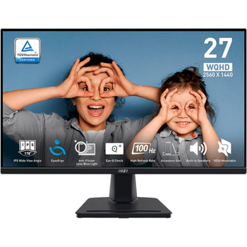 Монитор MSI PRO MP275Q 27"/2560х1440/100 Гц/Black (PRO MP275Q)