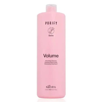 Шампунь об'єм для тонкого волосся Kaaral Purify Volume Shampoo без парабенів силіконів глютенів 1000 мл