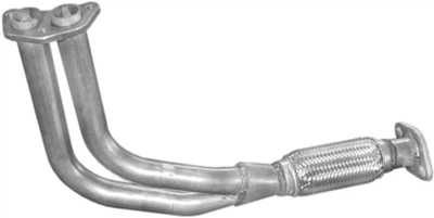 Труба приймальна POLMO Nissan Serena 2,0 diesel 92-94 2,3 diesel 94- 2,3 Diesel 94- алюмінізована сталь (15.328)