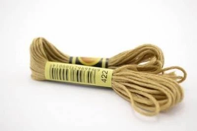 Нитки мулине для вышивки СХС-422 светлый фундук , 8 м