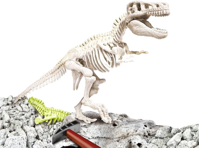 Zestaw doświadczalny Clementoni Archaeology T-Rex Fluor (8005125666959)