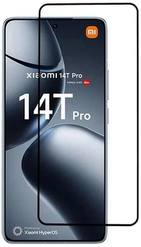 Защитное стекло PowerPlant для смартфона Xiaomi 14T Pro/14T Black (GL604583)