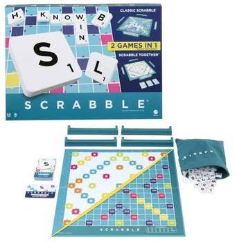 Настільна гра Mattel Scrabble 2 в 1 (0194735239436)