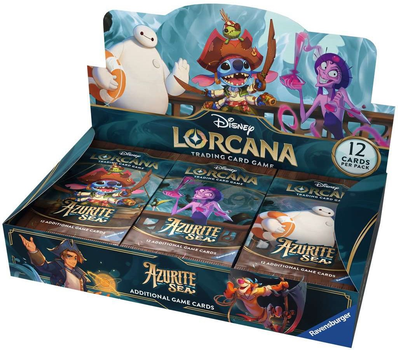 Zestaw kart Ravensburger Disney Lorcana Booster Set Azurite Sea Set 6 24 szt. (4050368984661)