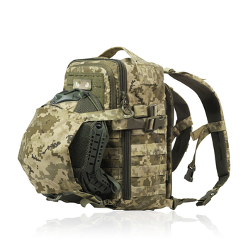 Тактический рюкзак DM20 на 20 л. Cordura 500D. Крепление Molle. Пиксель (мм-14)