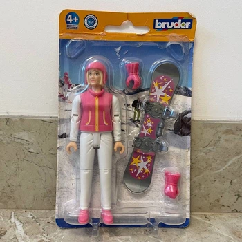 Игрушечная фигурка Bruder Сноубордистка, 11 см игровая фигура сноубордистки с аксессуарами