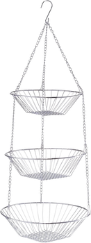 Кухонні кошики для фруктів Zeller 3 рівневі (4003368273259)