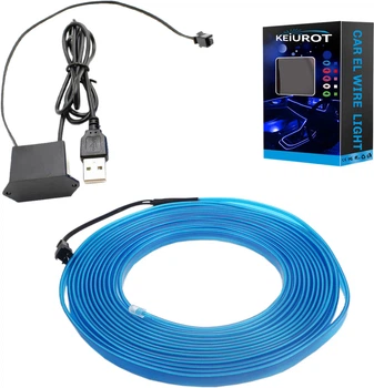 Светодиодная лента для авто UFT LS6 для подсветки салона с USB 3 м Синяя (UFTLS6blue)