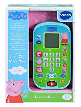 Zabawka interaktywna VTech Telefon edukacyjny Peppa Pig (3417765231230)