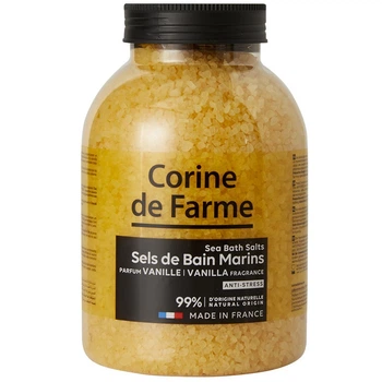 Соль морская Corine De Farme для ванн Ваниль 1,3 кг
