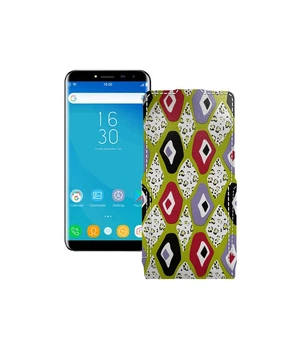 Чохол-флип з екошкіри для телефону Oukitel C8 Камені-кольорові
