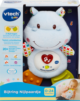 Maskotka VTech Hipopotam Gryzak Niebieski (3417765025235)