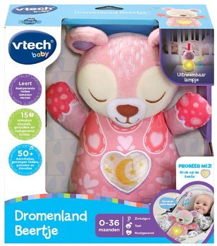 Maskotka VTech Baby Miś Senna Kraina Różowy (3417765398520)